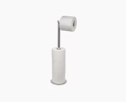 Joseph Joseph EasyStore™ Luxe 2-in-1 Stainless-steel Toilet Roll Stand