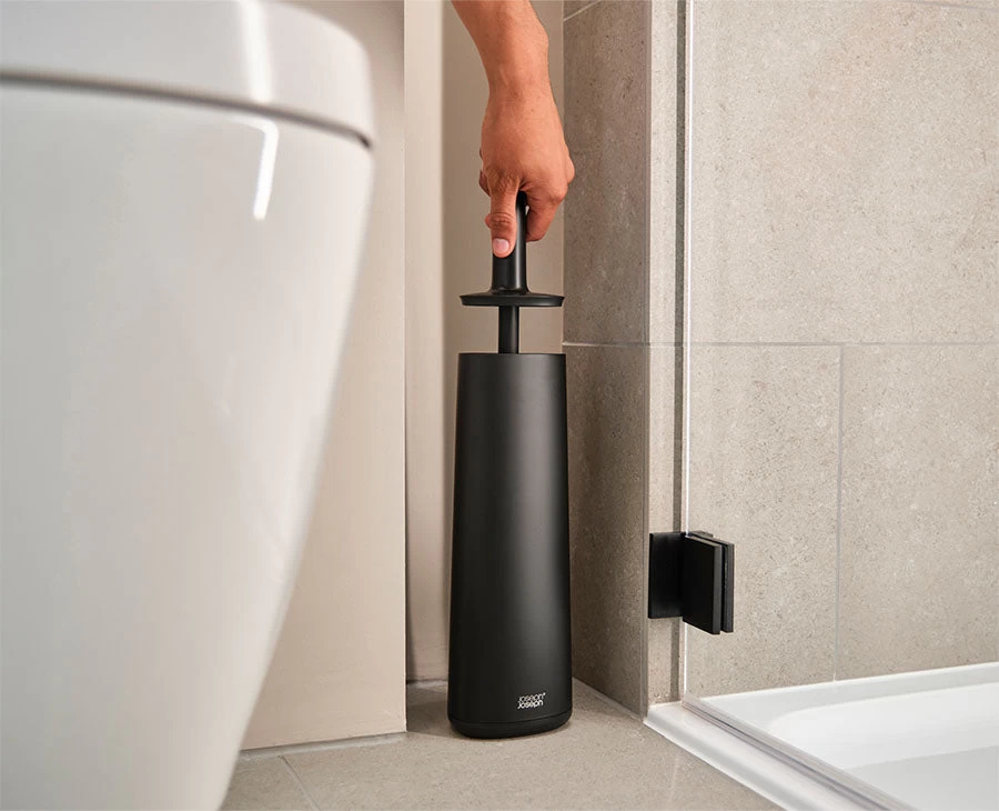 Joseph Joseph Flex™ 360 Matt Black Toilet Brush 2 Joseph Joseph Flex™ 360 Matt Black Toilet Brush - Image 2