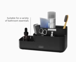 Joseph Joseph EasyStore™ Matt Black Bathroom Storage Caddy -Kitchen Essentials Shop 70600 PDP INFO