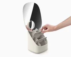 Joseph Joseph Viva Pedestal Mirror With Cosmetic Organiser -Kitchen Essentials Shop 75001 Image 4