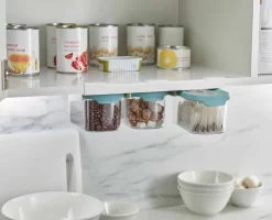 Joseph Joseph CupboardStore™ Blue Under-shelf Storage 900ml Container Set 9 Joseph Joseph CupboardStore™ Blue Under-shelf Storage 900ml Container Set -Kitchen Essentials Shop 81111 Image 03