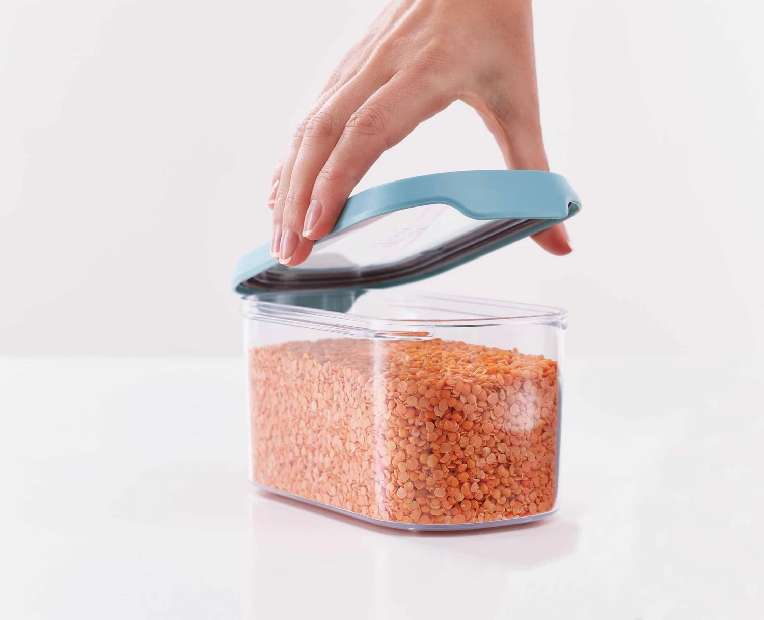 Joseph Joseph CupboardStore™ Blue Under-shelf Storage 900ml Container Set 7 Joseph Joseph CupboardStore™ Blue Under-shelf Storage 900ml Container Set - Image 7