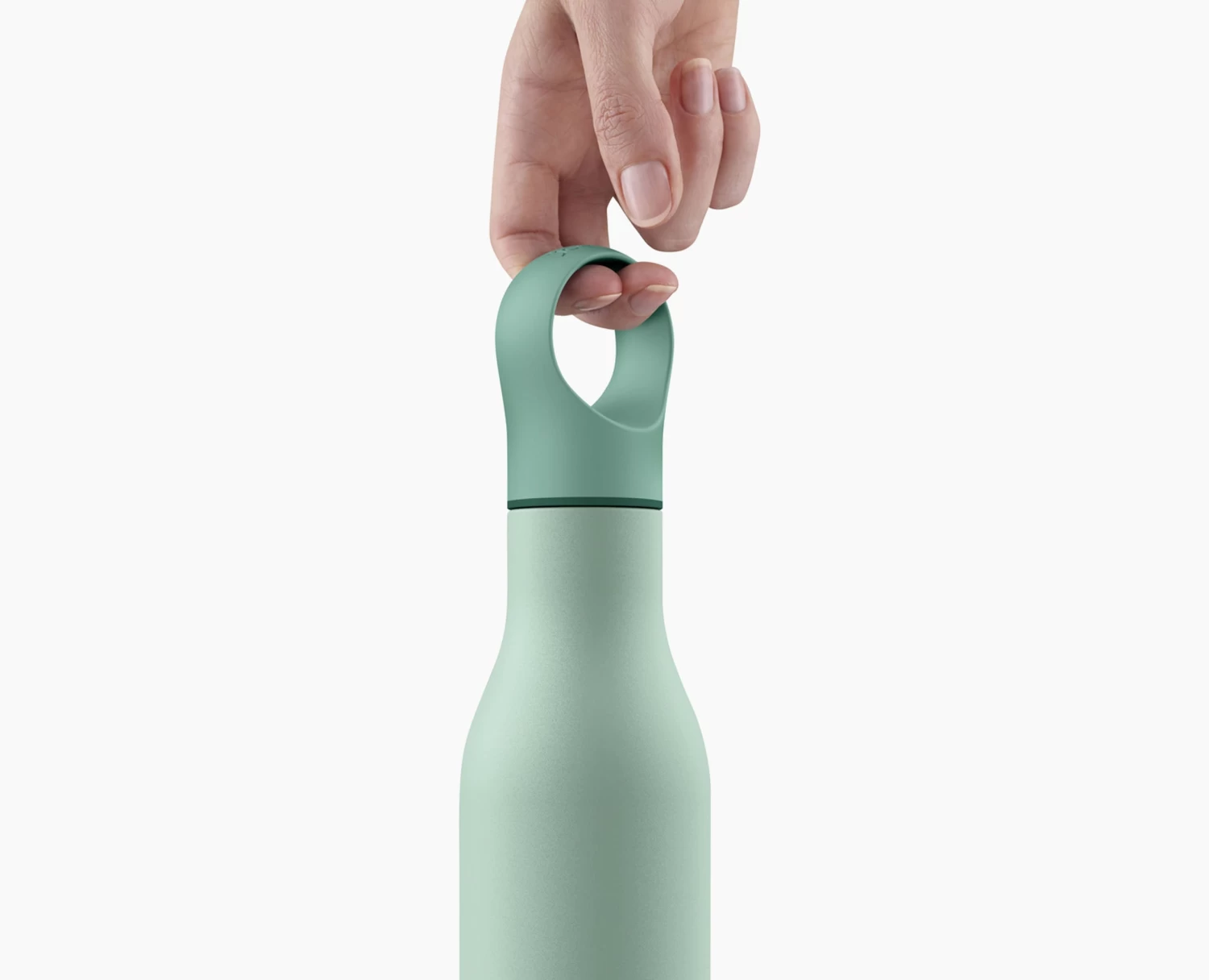 Joseph Joseph Loop™ 500ml Stainless-steel Green Vacuum Insulated Water Bottle 4 Joseph Joseph Loop™ 500ml Stainless-steel Green Vacuum Insulated Water Bottle - Image 4