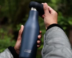 Joseph Joseph Loop™ 500ml Stainless-steel Blue Vacuum Insulated Water Bottle -Kitchen Essentials Shop 81120 3