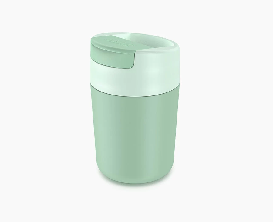Joseph Joseph Sipp™ Green Travel Mug With Hygienic Lid 340ml 1 Joseph Joseph Sipp™ Green Travel Mug With Hygienic Lid 340ml