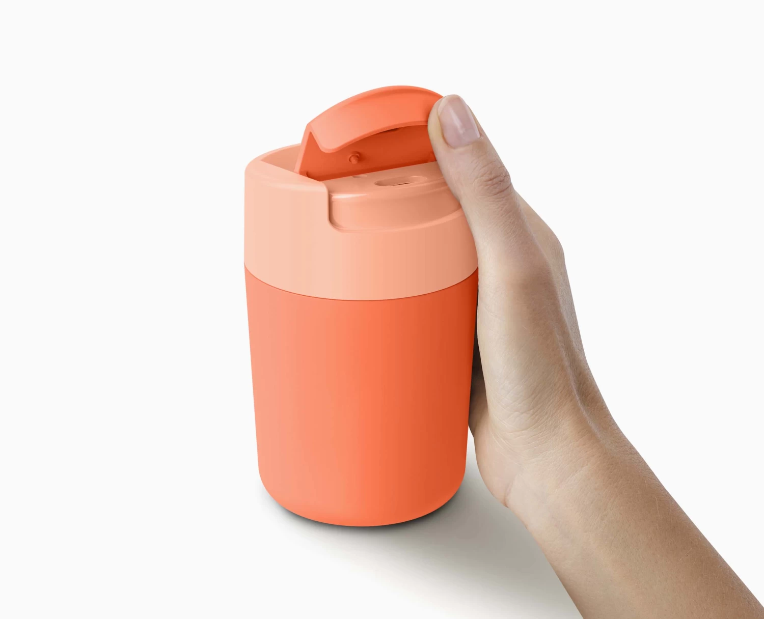Joseph Joseph Sipp™ Coral Travel Mug With Hygienic Lid 340ml 4 Joseph Joseph Sipp™ Coral Travel Mug With Hygienic Lid 340ml - Image 4