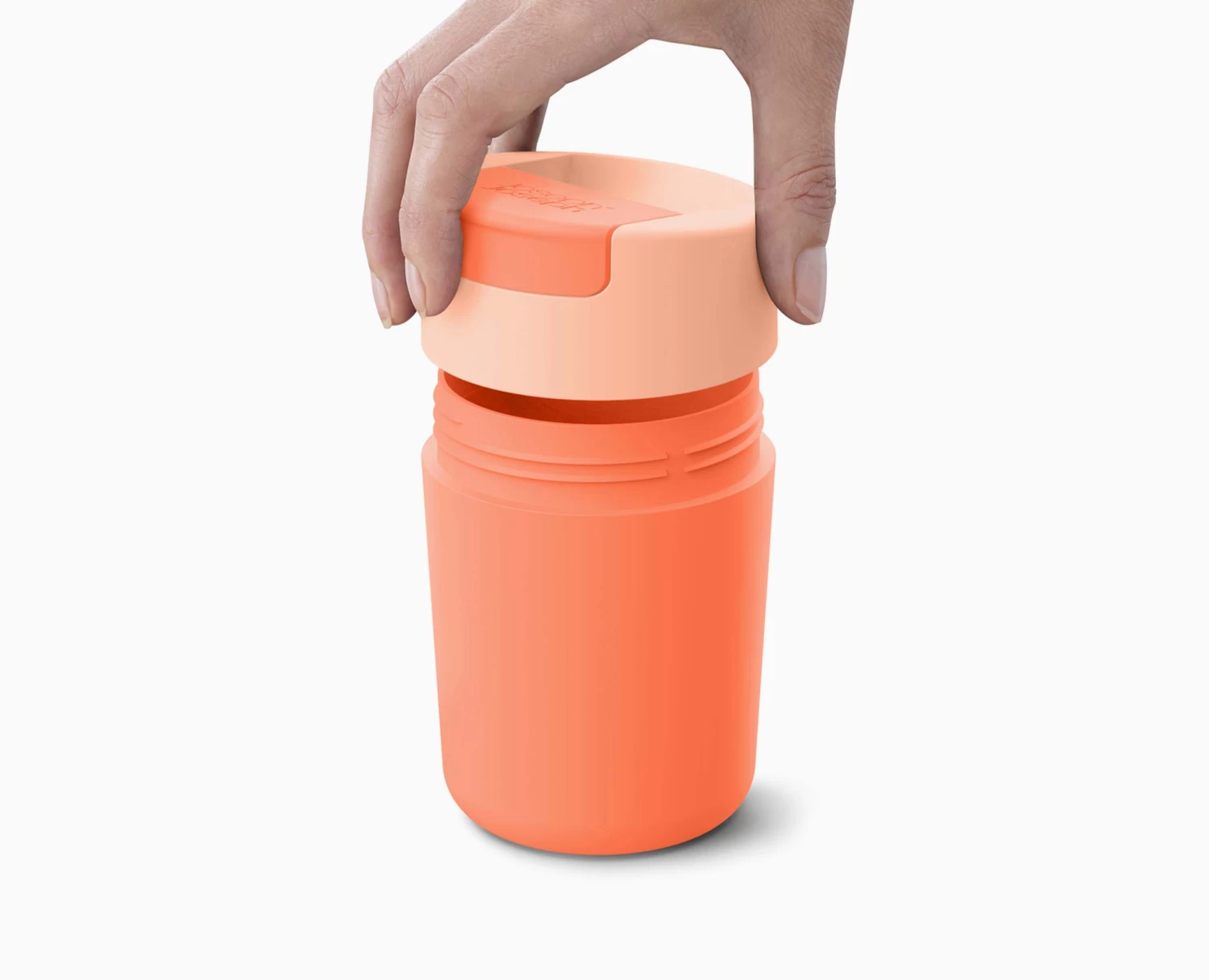 Joseph Joseph Sipp™ Coral Travel Mug With Hygienic Lid 340ml 5 Joseph Joseph Sipp™ Coral Travel Mug With Hygienic Lid 340ml - Image 5