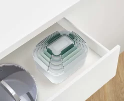 Joseph Joseph Nest™ Lock 5-piece Green Container Set - Editions -Kitchen Essentials Shop 81127 Image 07