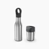 Joseph Joseph 2-piece Stainless-steel Travel Mug & Bottle Set
