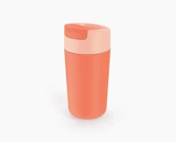 Joseph Joseph Sipp™ Coral Travel Mug Large With Hygienic Lid 454ml -Kitchen Essentials Shop 81131 Media 04