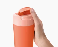 Joseph Joseph Sipp™ Coral Travel Mug Large With Hygienic Lid 454ml -Kitchen Essentials Shop 81131 Media 05