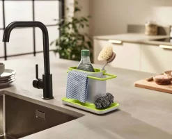 Joseph Joseph Caddy™ Green Kitchen Sink Organiser 7 Joseph Joseph Caddy™ Green Kitchen Sink Organiser -Kitchen Essentials Shop 85021 03