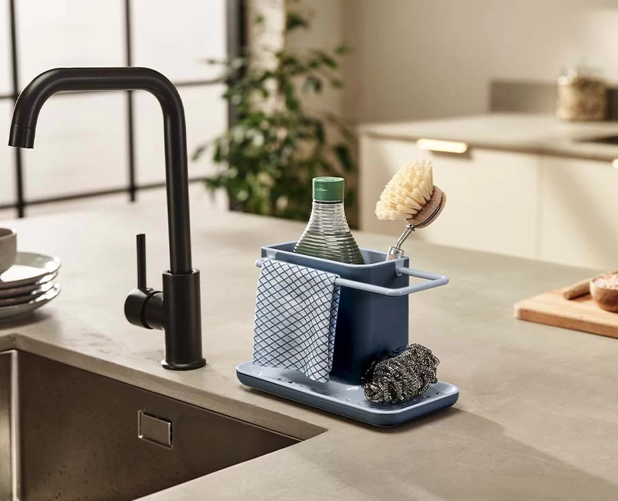 Joseph Joseph Caddy™ Grey Kitchen Sink Organiser 2 Joseph Joseph Caddy™ Grey Kitchen Sink Organiser - Image 2