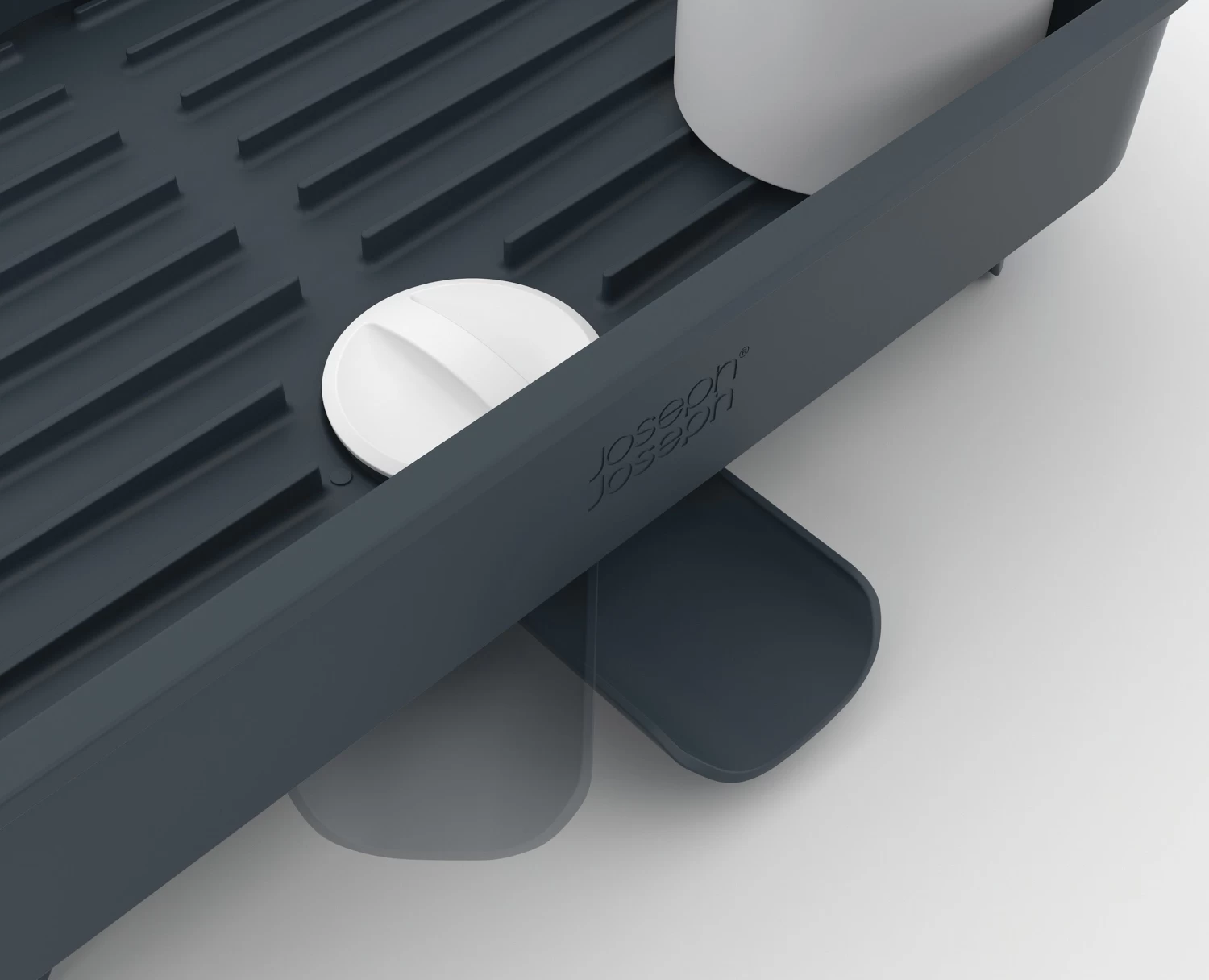 Joseph Joseph Extend™ Grey Expandable Dish Drainer 6 Joseph Joseph Extend™ Grey Expandable Dish Drainer - Image 6