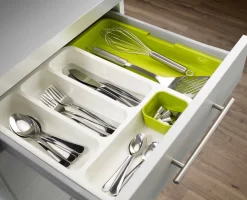 Joseph Joseph DrawerStore™ Green Expandable Cutlery Tray -Kitchen Essentials Shop 85042 Image 03