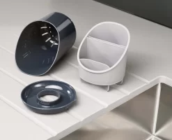 Joseph Joseph Dock™ Grey Cutlery Drainer -Kitchen Essentials Shop 85075 5