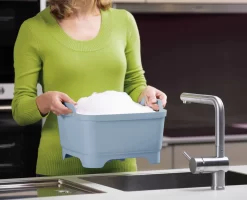 Joseph Joseph Wash&Drain™ Light Blue Washing-up Bowl 8 Joseph Joseph Wash&Drain™ Light Blue Washing-up Bowl -Kitchen Essentials Shop 85095 4