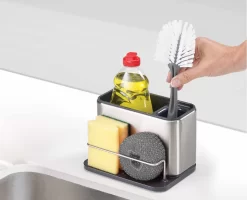 Joseph Joseph Surface™ Stainless-steel Large Sink Tidy 7 Joseph Joseph Surface™ Stainless-steel Large Sink Tidy -Kitchen Essentials Shop 85112 3