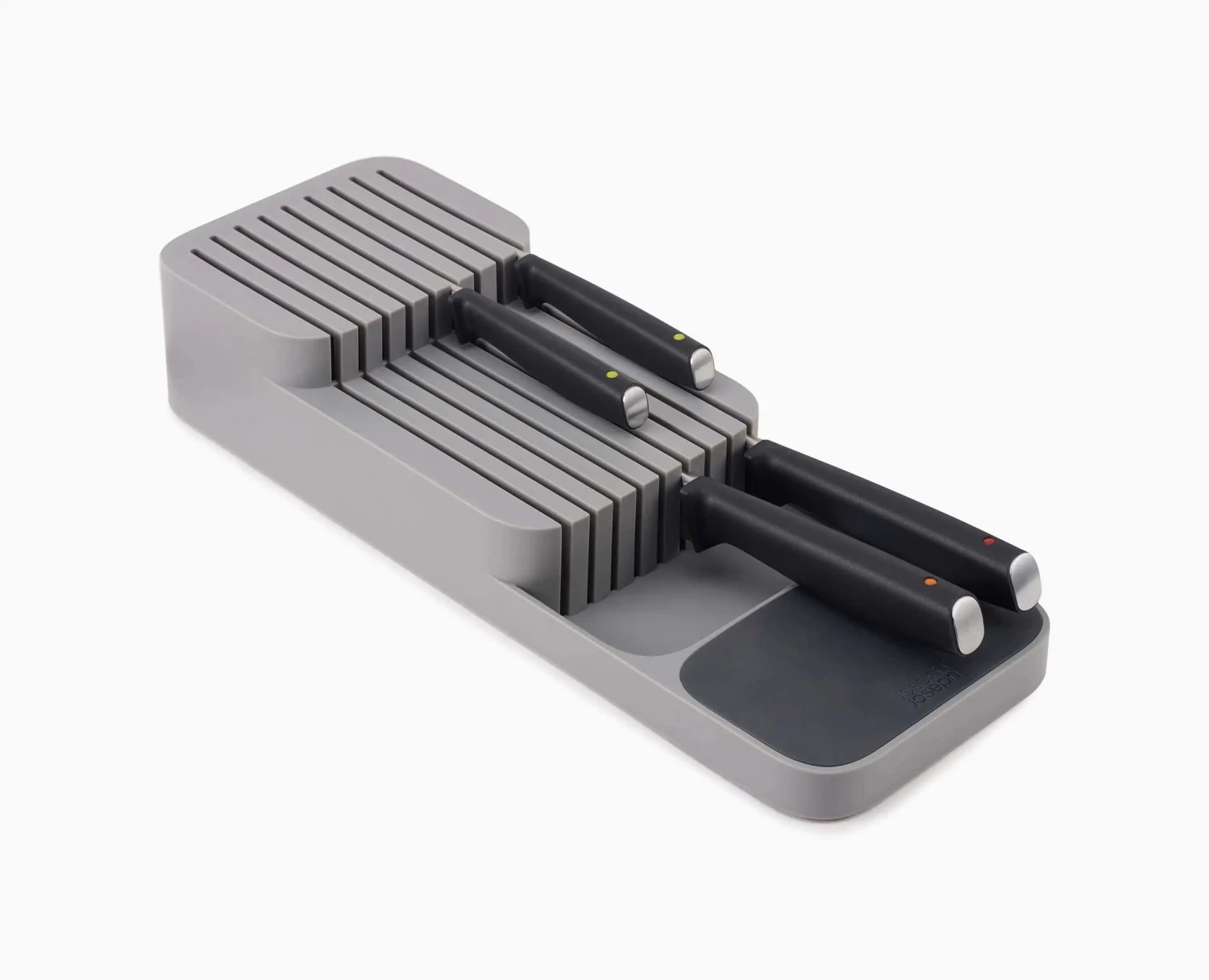 Joseph Joseph DrawerStore™ Grey Compact Knife Organiser 1 Joseph Joseph DrawerStore™ Grey Compact Knife Organiser
