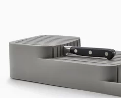 Joseph Joseph DrawerStore™ Grey Compact Knife Organiser 8 Joseph Joseph DrawerStore™ Grey Compact Knife Organiser -Kitchen Essentials Shop 85120 Media 03