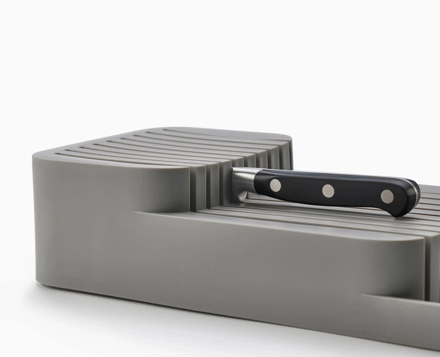Joseph Joseph DrawerStore™ Grey Compact Knife Organiser 3 Joseph Joseph DrawerStore™ Grey Compact Knife Organiser - Image 3