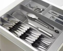 Joseph Joseph DrawerStore™ Grey Cutlery, Utensil & Gadget Organiser 7 Joseph Joseph DrawerStore™ Grey Cutlery, Utensil & Gadget Organiser -Kitchen Essentials Shop 85127 Image 03
