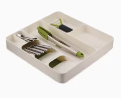 Joseph Joseph DrawerStore™ White Cutlery, Utensil & Gadget Organiser -Kitchen Essentials Shop 85128 Image 03