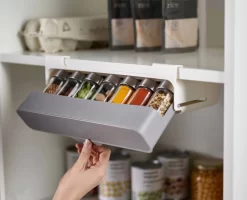 Joseph Joseph CupboardStore™ Grey Under-shelf Spice Rack -Kitchen Essentials Shop 85147 Image 05