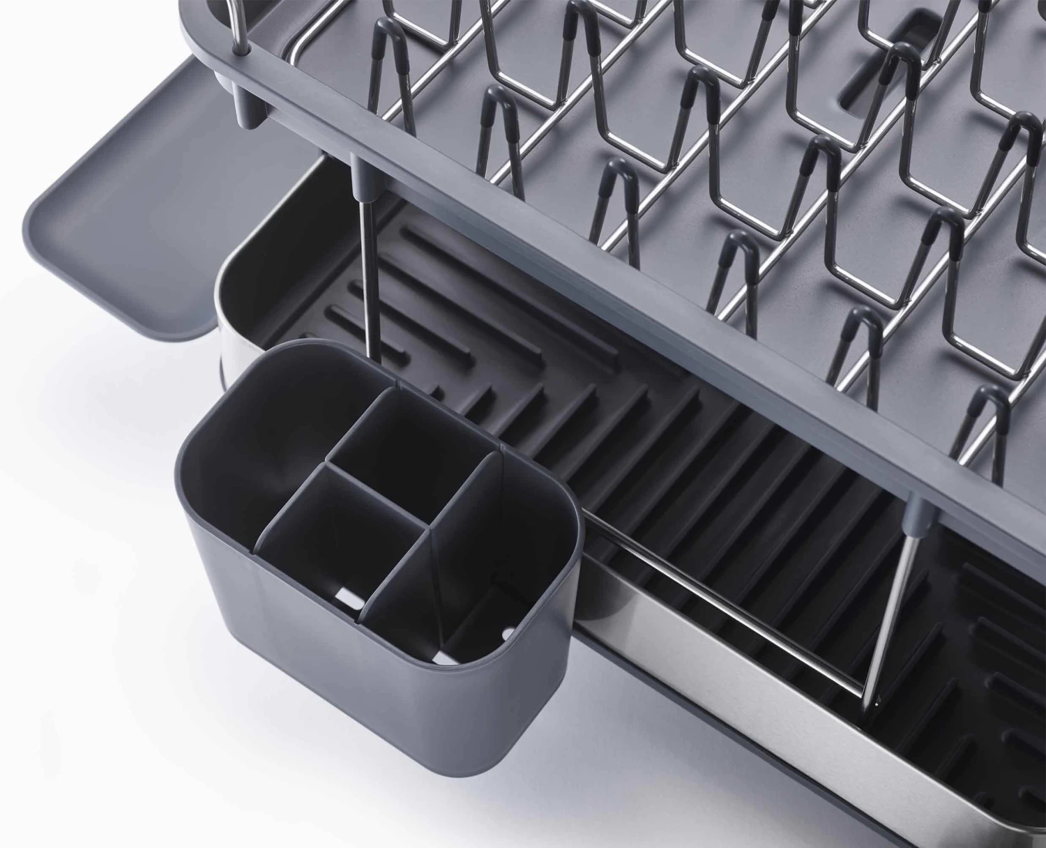 Joseph Joseph Excel™ Stainless-steel 2-Tier Dish Rack 6 Joseph Joseph Excel™ Stainless-steel 2-Tier Dish Rack - Image 6