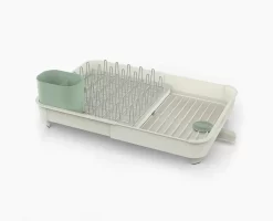 Joseph Joseph Extend™ Stone Green Expandable Dish Drainer -Kitchen Essentials Shop 851652 Media 01