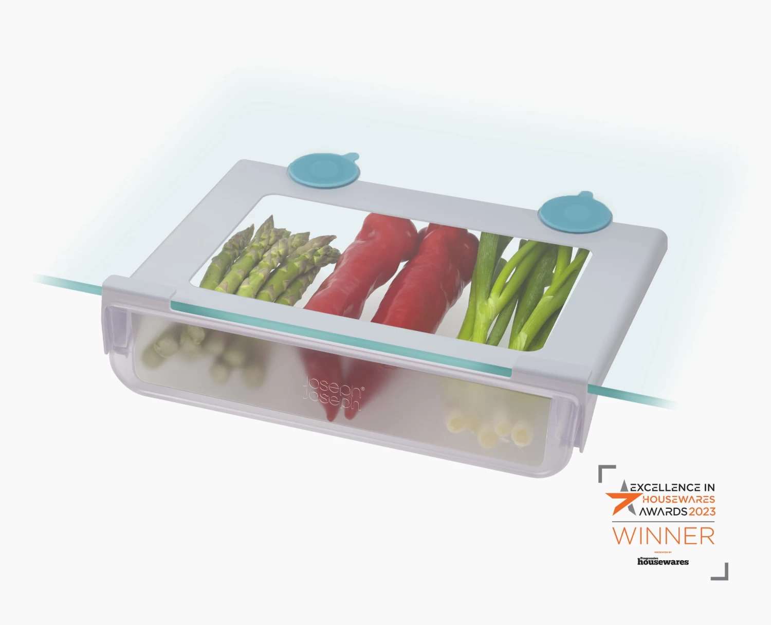 Joseph Joseph FridgeStore™ Clear Under-shelf Storage Drawer 4 Joseph Joseph FridgeStore™ Clear Under-shelf Storage Drawer - Image 4