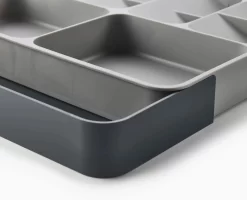 Joseph Joseph DrawerStore™ Grey Expanding Cutlery, Utensil & Gadgets Organiser -Kitchen Essentials Shop 85166 Media 05