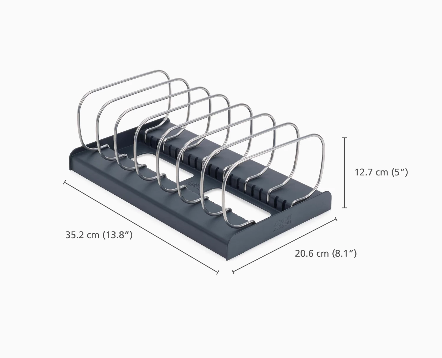 Joseph Joseph DrawerStore™ Grey Baking Tray Organiser 7 Joseph Joseph DrawerStore™ Grey Baking Tray Organiser - Image 7