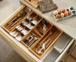 Joseph Joseph DrawerStore™ Bamboo Expanding Cutlery, Utensil & Gadgets Organiser -Kitchen Essentials Shop 851696 PDP 03