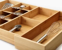 Joseph Joseph DrawerStore™ Bamboo Expanding Cutlery, Utensil & Gadgets Organiser -Kitchen Essentials Shop 851696 PDP 05