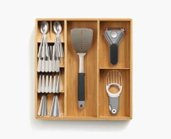 Joseph Joseph DrawerStore™ Bamboo Cutlery, Utensil & Gadget Organiser -Kitchen Essentials Shop 85170 Image 04