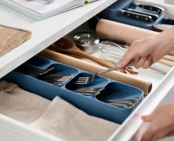 Joseph Joseph DrawerStore™ Blue Compact Cutlery Organiser - Editions -Kitchen Essentials Shop 85181 Image 03