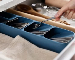 Joseph Joseph DrawerStore™ Blue Compact Cutlery Organiser - Editions -Kitchen Essentials Shop 85181 Image 04
