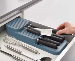 Joseph Joseph DrawerStore™ Blue Compact Knife Organiser - Editions 9 Joseph Joseph DrawerStore™ Blue Compact Knife Organiser - Editions -Kitchen Essentials Shop 85182 Image 05