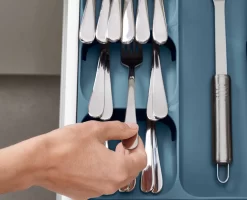 Joseph Joseph DrawerStore™ Blue Cutlery, Utensil & Gadget Organiser - Editions 8 Joseph Joseph DrawerStore™ Blue Cutlery, Utensil & Gadget Organiser - Editions -Kitchen Essentials Shop 85183 Image 04