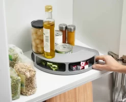 Joseph Joseph CupboardStore™ Grey Rotating Organiser -Kitchen Essentials Shop 85195 Image 04