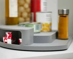 Joseph Joseph CupboardStore™ Grey Rotating Organiser -Kitchen Essentials Shop 85195 Image 05