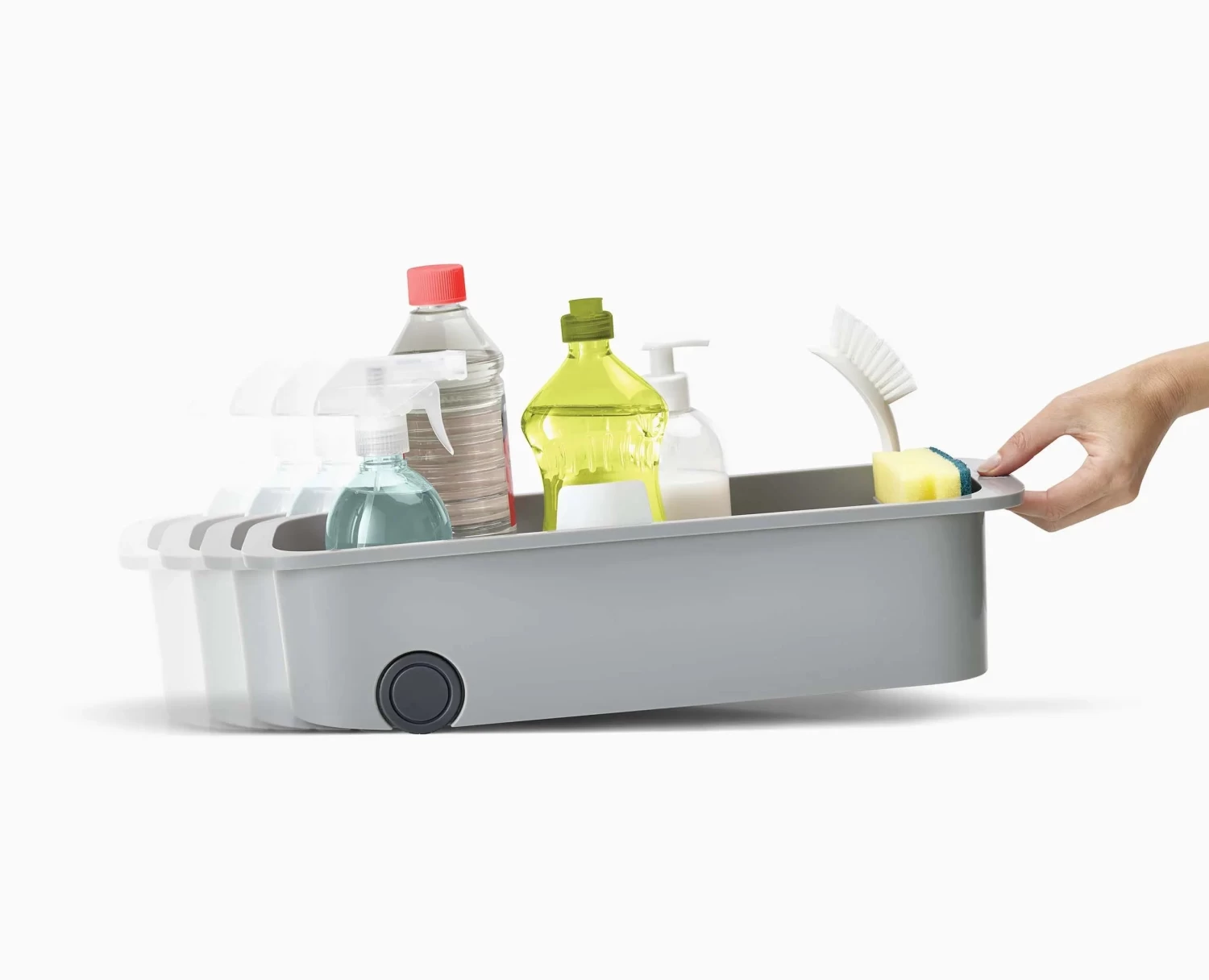 Joseph Joseph CupboardStore™ Easy-access Grey Storage Caddy 3 Joseph Joseph CupboardStore™ Easy-access Grey Storage Caddy - Image 3