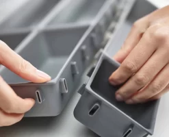 Joseph Joseph Blox™ 7-piece Grey Drawer Organiser Set -Kitchen Essentials Shop 85199 Image 04