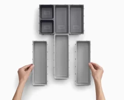 Joseph Joseph Blox™ 7-piece Grey Drawer Organiser Set -Kitchen Essentials Shop 85199 Image 06