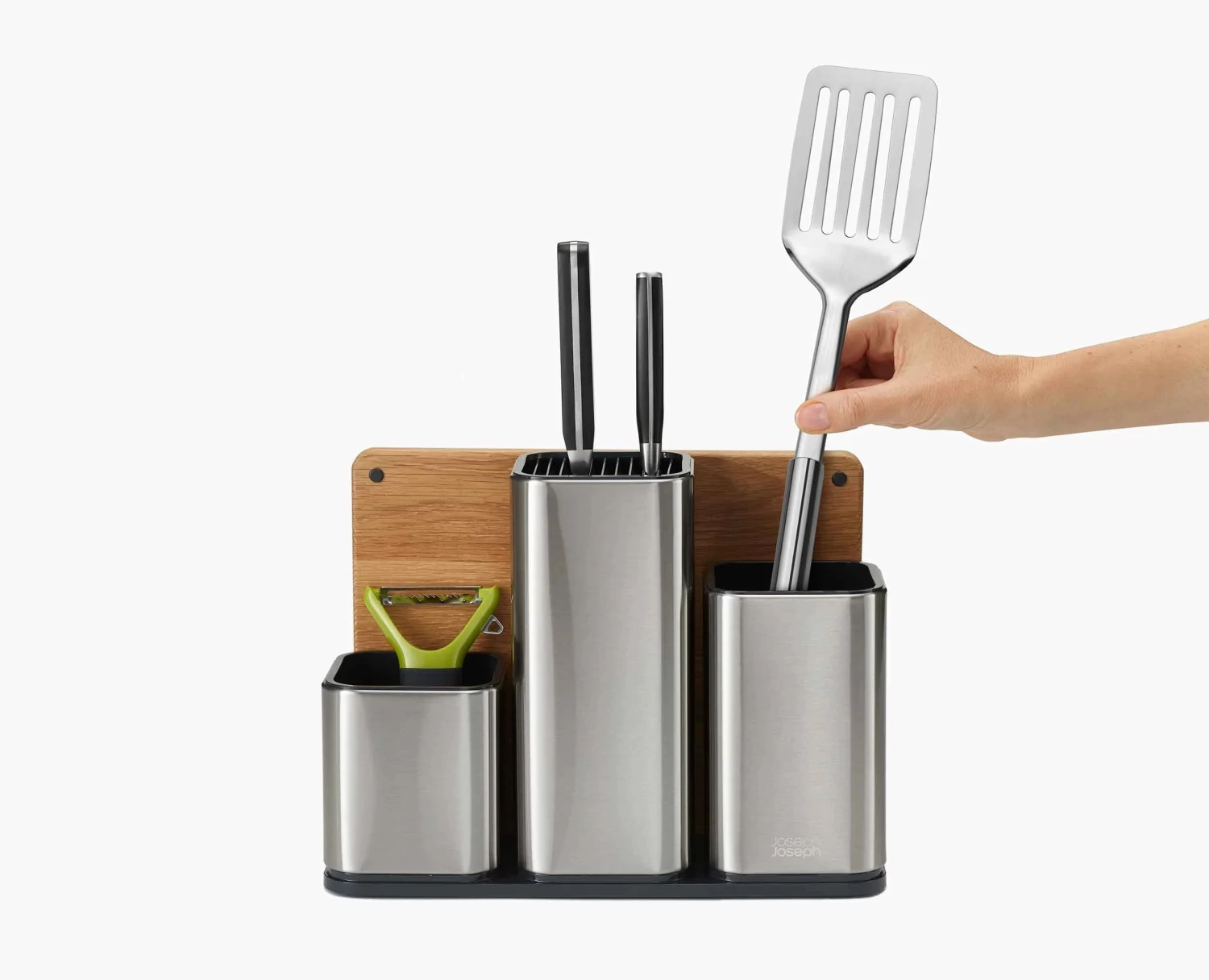 Joseph Joseph CounterStore™ Stainless-steel Worktop Organiser 4 Joseph Joseph CounterStore™ Stainless-steel Worktop Organiser - Image 4