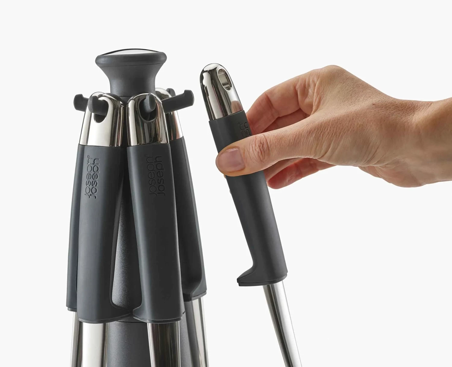 Joseph Joseph Elevate™ Steel Utensils Carousel Set 6 Joseph Joseph Elevate™ Steel Utensils Carousel Set - Image 6