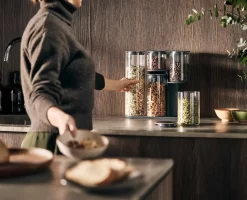 Joseph Joseph Podium™ Stainless-steel Storage Container Set 9 Joseph Joseph Podium™ Stainless-steel Storage Container Set -Kitchen Essentials Shop 95035 Media 03