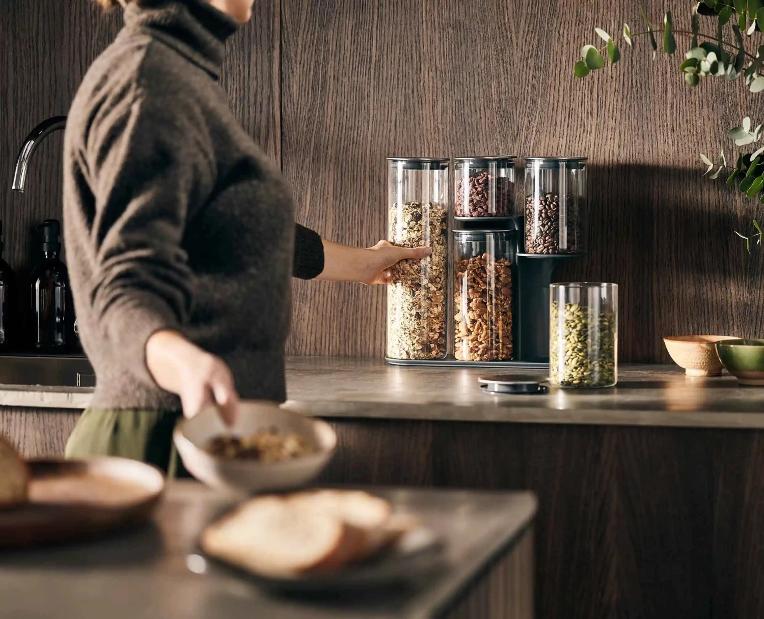 Joseph Joseph Podium™ Stainless-steel Storage Container Set 3 Joseph Joseph Podium™ Stainless-steel Storage Container Set - Image 3