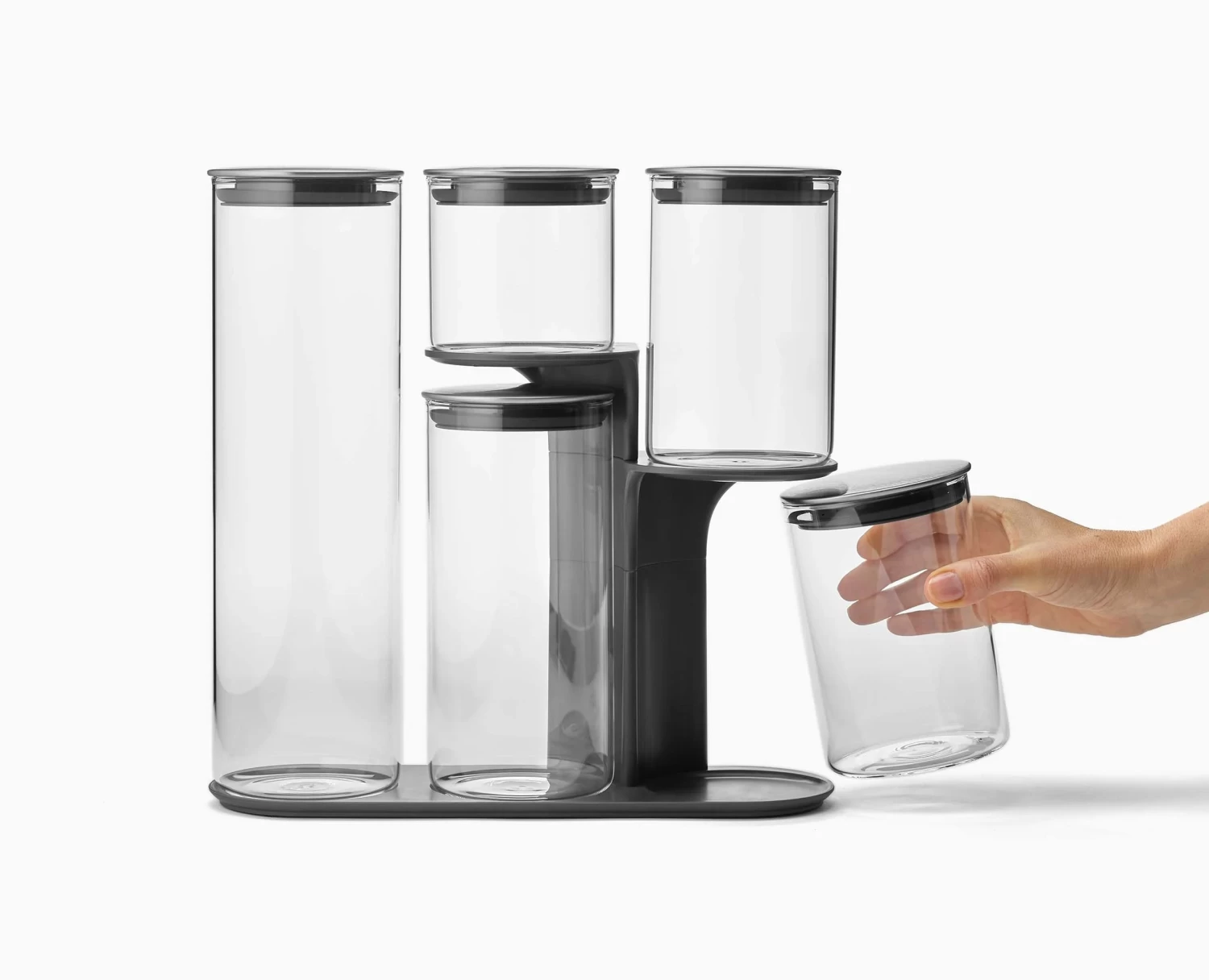 Joseph Joseph Podium™ Stainless-steel Storage Container Set 4 Joseph Joseph Podium™ Stainless-steel Storage Container Set - Image 4